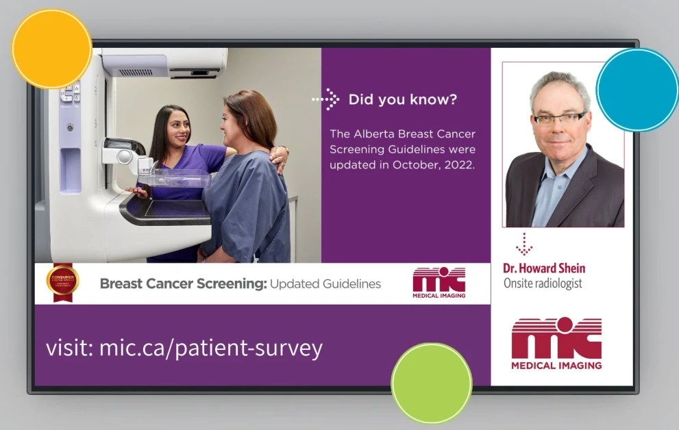 Screen image with display sections highlighted